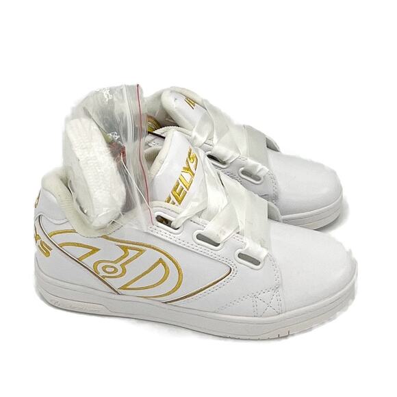 Heeley Propel 2.0 Shoe in White/Gold Size Y6/W7 - Picture 2 of 12